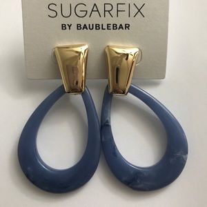 Sugarfix by Baublebar teardrop earrings in navy